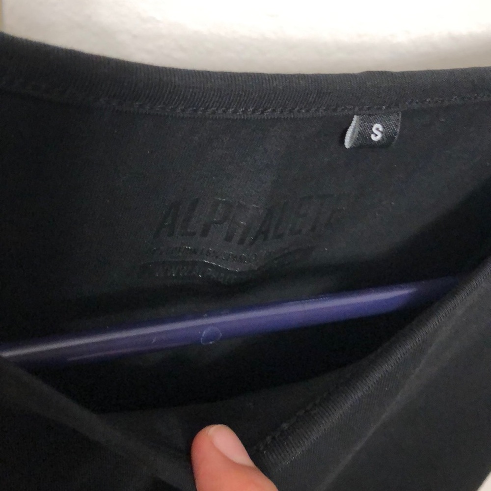 2 alphalete S tees long sleeve/short sleeve both - Picture 3 of 5